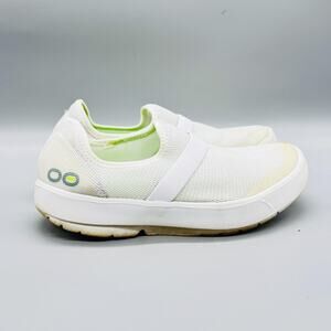 OOFOS Shoes Womens 8 White Mesh Recovery Slip On Walking Sneakers Casual Comfort